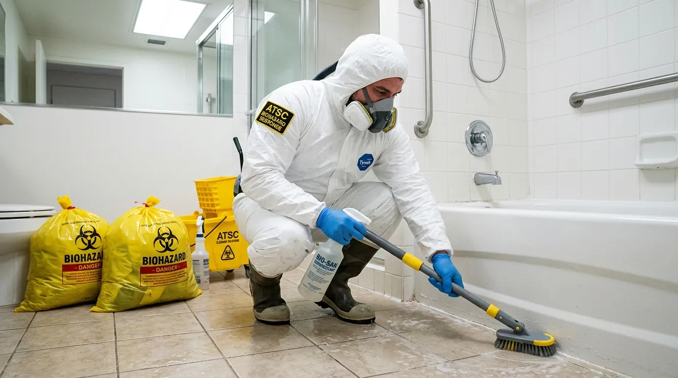 Decontamination equipment deployed for Blood Cleanup in Somersworth